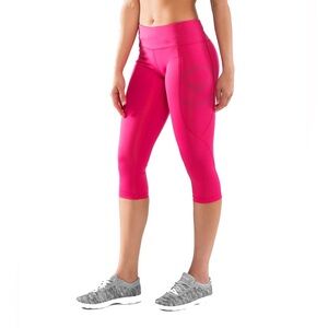 Virus Women's Stay Cool Compression Crop Pants ECO34 RASPBERRY